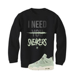 Air Jordan 4 WMNS Seafoam Black T-Shirt (I Need You Sneakers)| illcurrency