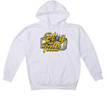 Air Jordan 1 High OG “Yellow Ochre” | illcurrency White T-Shirt (PLUG TALK)
