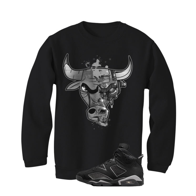 Air Jordan 6 Cap and Gown Matching T-Shirt, Sweatshirts & Hoodies Black T-Shirt (Bully)| illcurrency