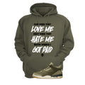 Air Jordan 3 Family Affair Matching T-Shirt, Sweatshirts & Hoodies Military Green T-Shirt (Paid)