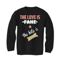 GS Air Jordan 3 “Red Stardust”  Black T-Shirt (Love Is Fake)