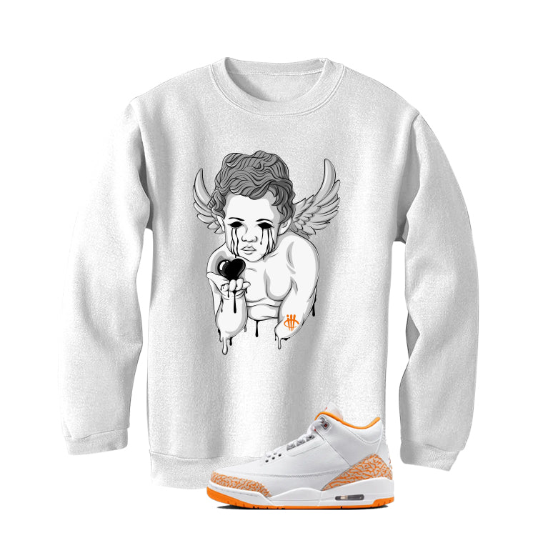 Air Jordan 3 WMNS Orange Citrus Matching T-Shirt, Sweatshirts & Hoodies White T-Shirt (Dark Angel)| illcurrency