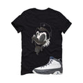 Air Jordan 9 Flint Grey Matching T-Shirt, Sweatshirts & Hoodies Black T-Shirt (Money Duck)| illcurrency