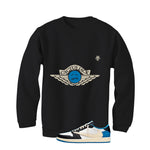 Travis Scott x Fragment x Air Jordan 1 Low OG Matching T-Shirt, Sweatshirts & Hoodies Black T-Shirt (Cactus Jack)| illcurrency