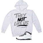 Air Jordan 10 OG Steel White T-Shirt (They not like us)| illcurrency