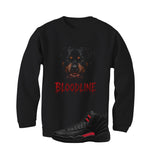 Air Jordan 12 Bloodline Matching T-Shirt, Sweatshirts, & Hoodies Black T-Shirt (Bloodline)| illcurrency