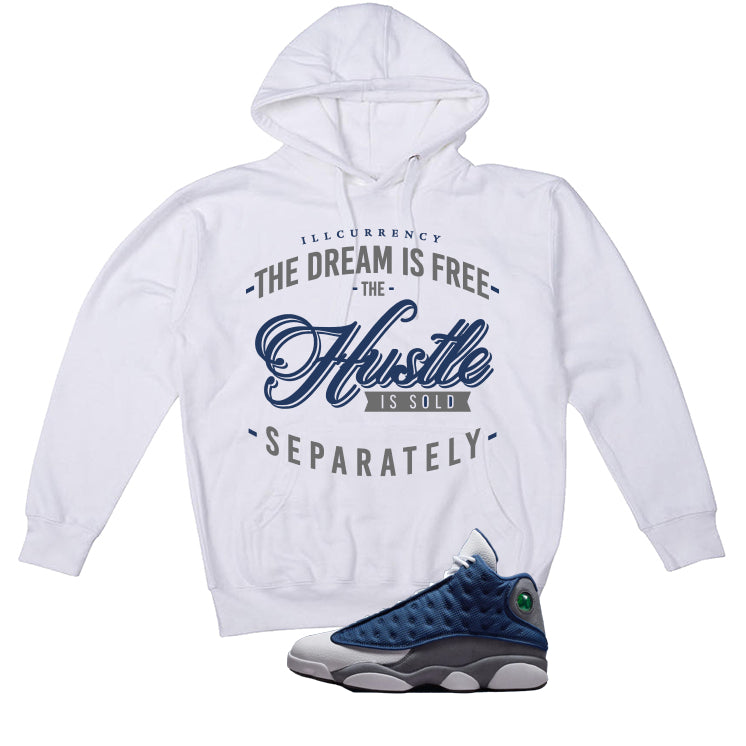 Air Jordan 13 Flint White T-Shirt (The dream is free)| illcurrency