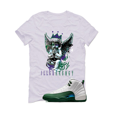 Air Jordan 12 Bucks Matching T-Shirt Graffiti Angel