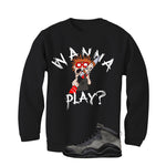 Air Jordan 10 Shadow Matching T-Shirt, Sweatshirts & Hoodies Black T-Shirt (Wanna Play)| illcurrency