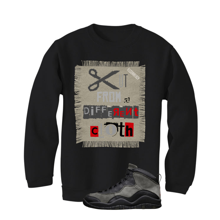 Air Jordan 10 Shadow Matching Sweatshirts Black