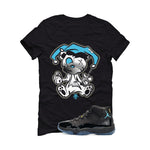 Air Jordan 11 Gamma Blue Matching T-Shirt, Sweatshirts & Hoodies Black T-Shirt (Teddy Joker)| illcurrency