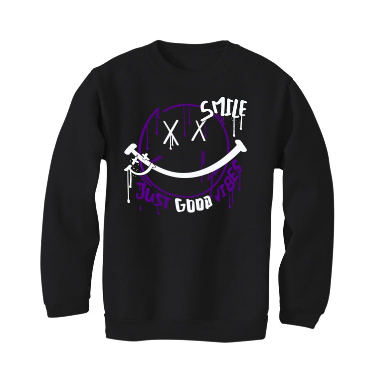 Nike SB Dunk Low “Court Purple” | illcurrency Black T-Shirt (Smile)