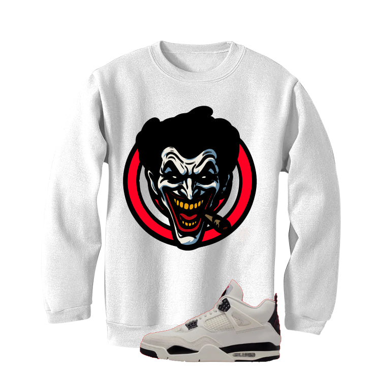 Air Jordan 4 Flight Club Matching T-Shirt, Sweatshirts & Hoodies White T-Shirt (Joke the Joker)| illcurrency