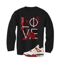 Nigel Sylvester x Air Jordan 4 Brick After Brick Matching T-Shirt, Sweatshirts, & Hoodies Black T-Shirt (Love)