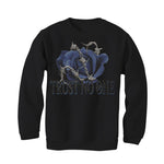 Air Jordan 5 “Georgetown” | illcurrency Black T-Shirt (TRUST NO ONE)