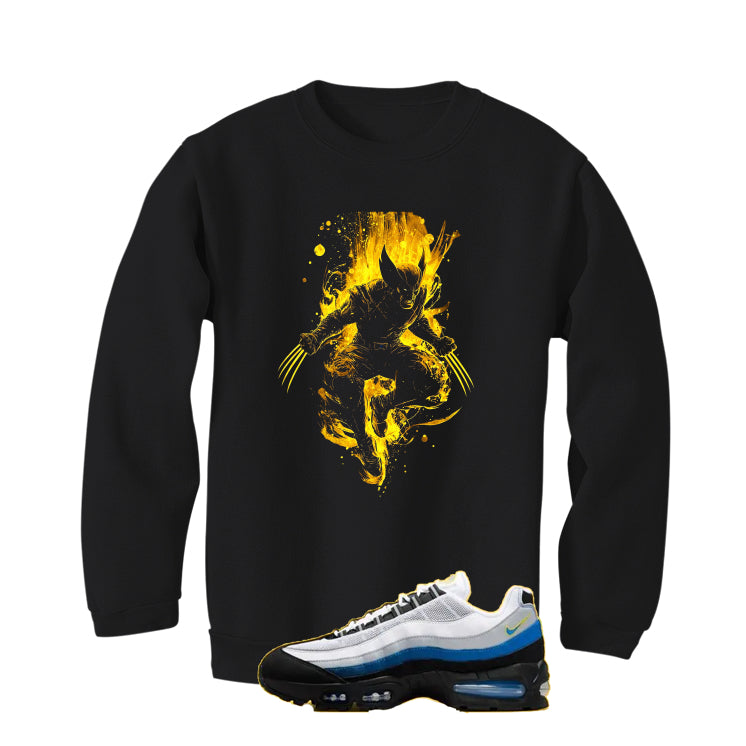 Nike Air Max 95 Big Bubble Wolverine Matching T-Shirt, Sweatshirts, & Hoodies Black T-Shirt (Wolverine)| illcurrency
