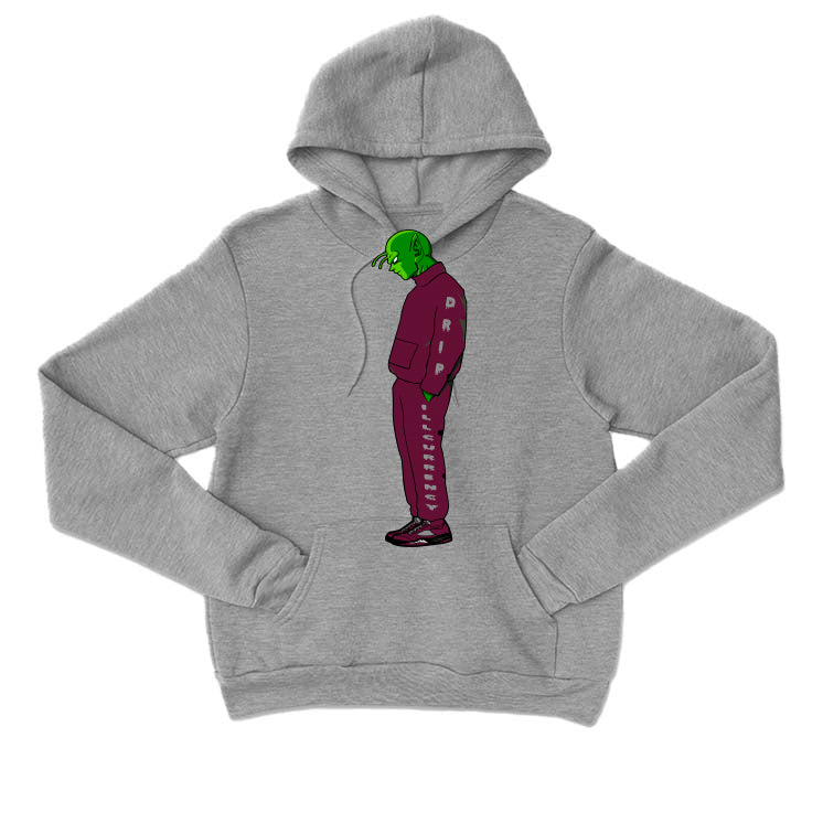 Air Jordan 5 Burgundy - Grey T-Shirt (ILL DRIP)