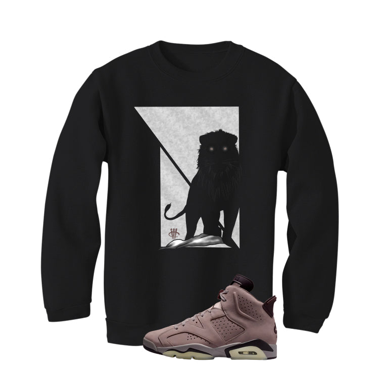 A Ma Maniere x Air Jordan 6 Built for This Matching T-Shirt, Sweatshirts & Hoodies Black T-Shirt (Lion)| illcurrency