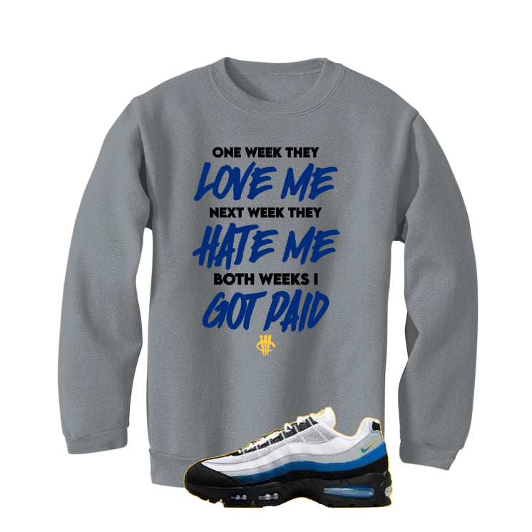 Nike Air Max 95 Big Bubble Wolverine Matching T-Shirt, Sweatshirts, & Hoodies Grey T-Shirt (Paid)| illcurrency