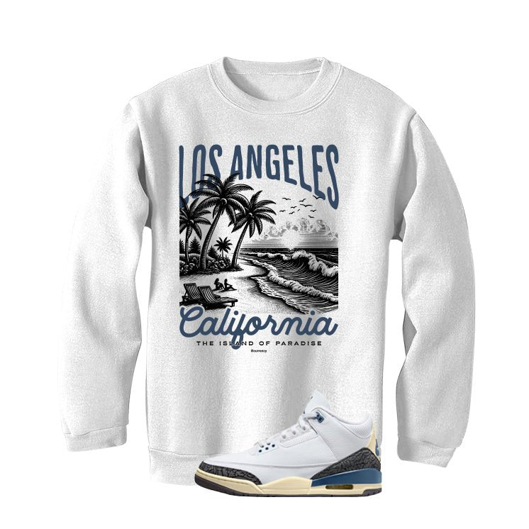 Air Jordan 3 OG SP Diffused Blue White T-Shirt (Los Angeles)| illcurrency