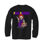 Air Jordan 12 Field Purple - Black T-Shirt (Fake Friends 2)