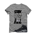 Air Jordan 8 Chrome Matching T-Shirt Grey T-Shirt (Stay ill)| illcurrency