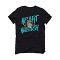 Nike Dunk Low “Miami Dolphins” | illcurrency Black T-Shirt (heart of a hustle)