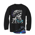 Air Jordan 8 OG Aqua Black T-Shirt (Zeus)| illcurrency