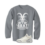 Air Jordan 3 WMNS Sail Grey T-Shirt (GOAT 23)| illcurrency