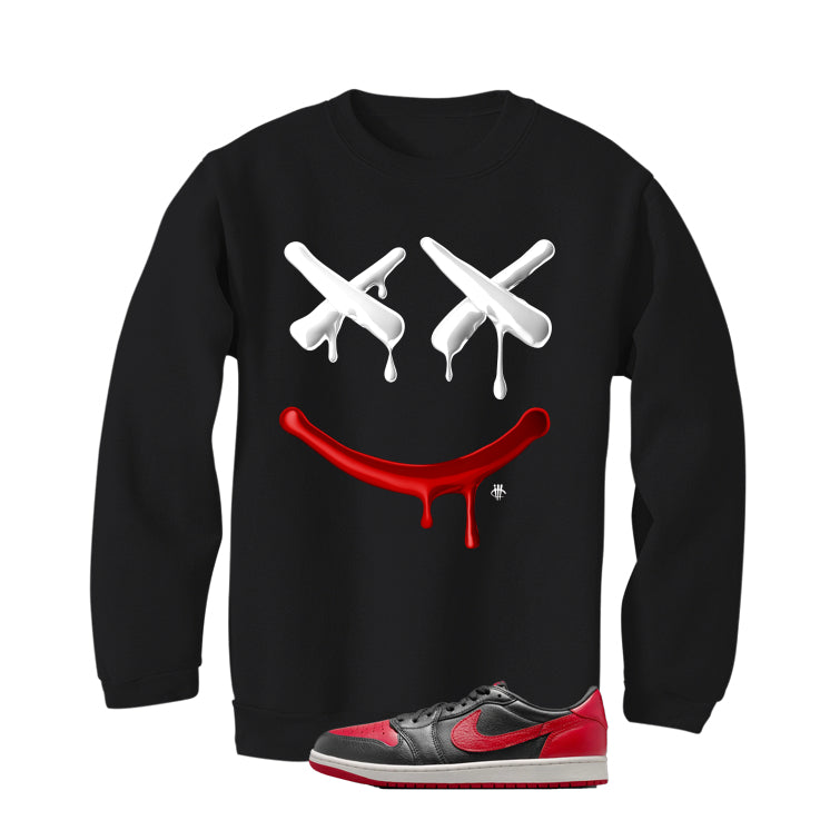 Air Jordan 1 Low OG Banned Matching T-Shirt, Sweatshirts & Hoodies Black T-Shirt (Happy Drip)| illcurrency
