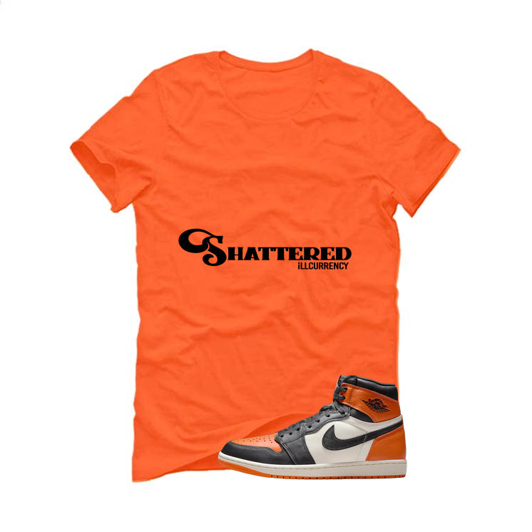 Air Jordan 1 High OG Shattered Backboard Orange T-Shirt (Shattered)| illcurrency
