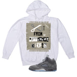 Hoodies White T-Shirt (Cut from a different cloth)