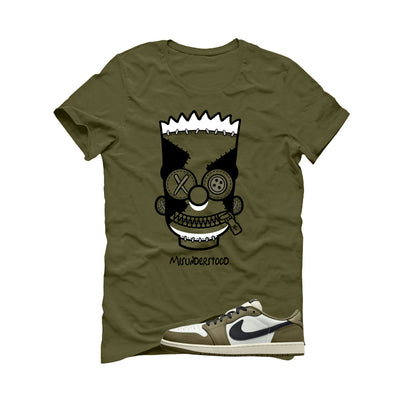 Air Jordan 1 Low OG Medium Olive Matching T-Shirt, Sweatshirts & Hoodies Military Green T-Shirt (Misunderstood)| illcurrency