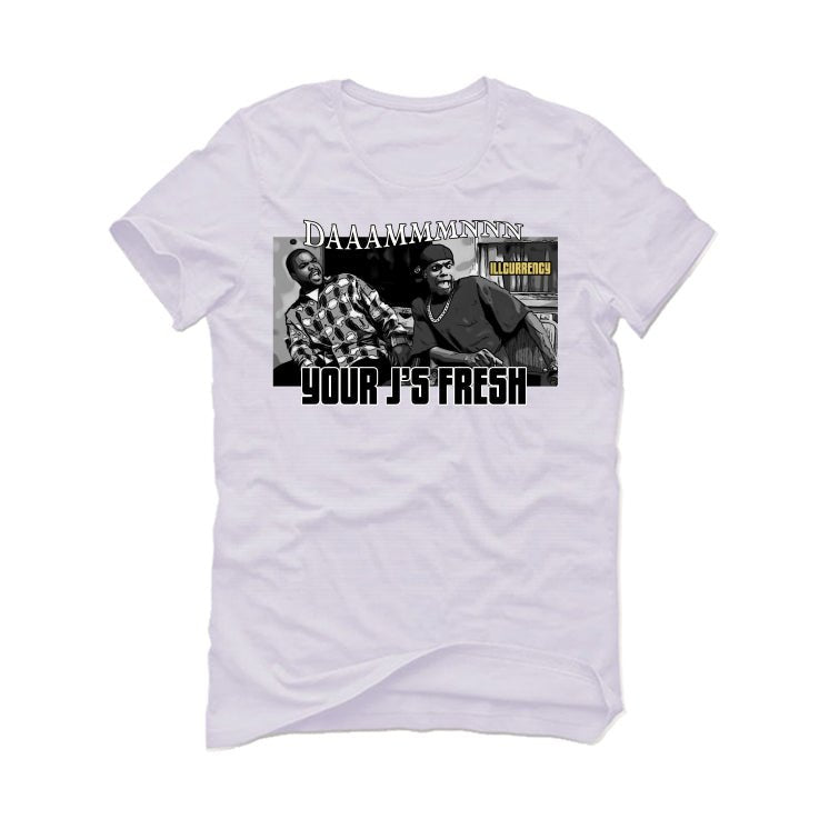 Air Jordan 11 Gratitude | ILLCURRENCY White T-Shirt (Damn)