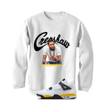 Air Jordan 4 Tour Yellow Matching T-Shirt Crenshaw