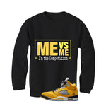 Air Jordan 5 Tokyo Matching T-Shirt, Sweatshirts & Hoodies Black T-Shirt (Me vs Me)| illcurrency