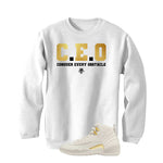 Air Jordan 12 WMNS Phantom White T-Shirt (CEO)| illcurrency