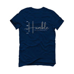 Air Jordan 5 “Georgetown” | illcurrency Navy Blue T-Shirt (Stay Humble)