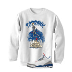 Air Jordan 3 True Blue Matching T-Shirt White T-Shirt (Top Rank)| illcurrency