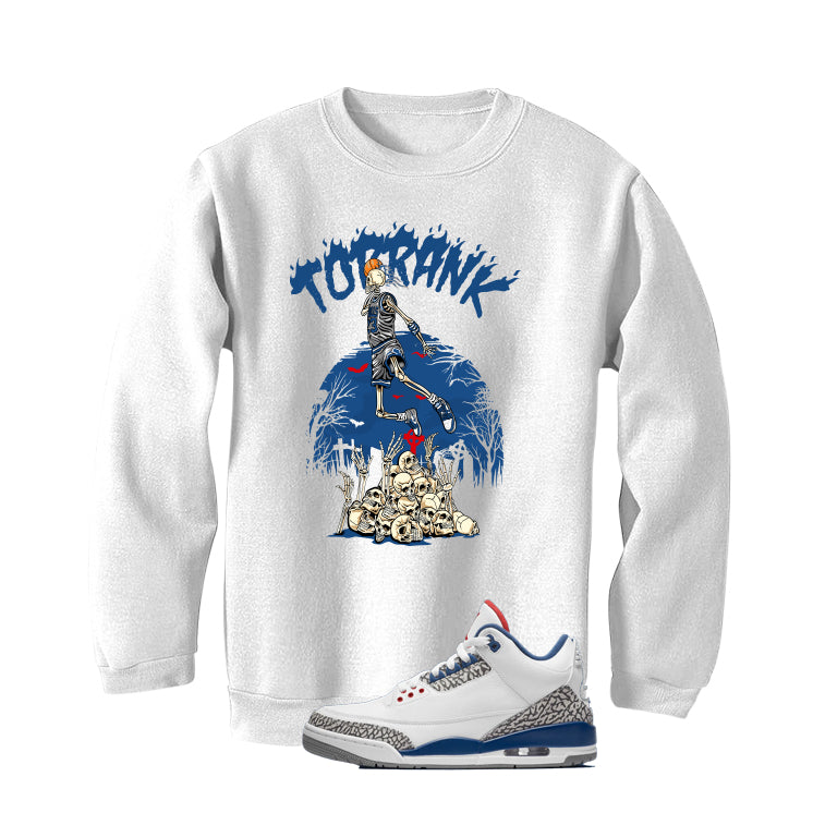Air Jordan 3 True Blue Matching T-Shirt White T-Shirt (Top Rank)| illcurrency