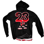 Air Jordan 11 Low Bred Black T-Shirt (23)| illcurrency