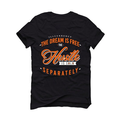 Air Jordan 12 “Brilliant Orange” Black T-Shirt (The dream is free)