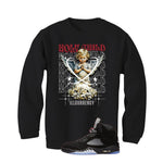 Air Jordan 5 Black Metallic Reimagined Black T-Shirt (Holy Child)| illcurrency
