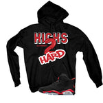 Air Jordan 6 Reverse Infrared Matching T-Shirt, Sweatshirts & Hoodies Black T-Shirt (Kicks 2 Hard)| illcurrency