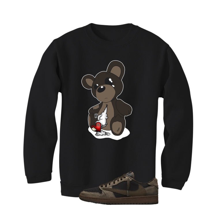 Travis Scott x Air Jordan 1 Low OG Velvet Brown Black T-Shirt (Teddy)| illcurrency