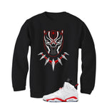 Air Jordan 6 White Infrared Matching T-Shirt Panther Mask
