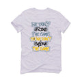 AIR JORDAN 13 “BLUE GREY” | illcurrency White T-Shirt (We Don't Grind The Same)