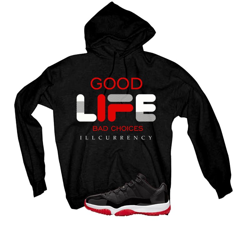 Air Jordan 11 Low Bred Black T-Shirt (Bad Choices)| illcurrency