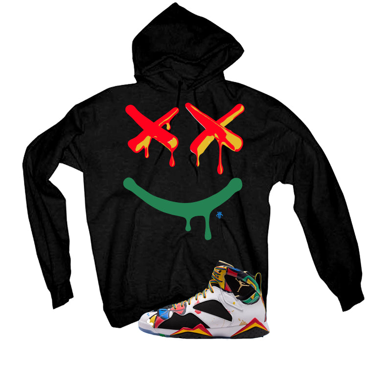 Air Jordan 7 Miro Matching T-Shirt Black T-Shirt (Happy Drip)| illcurrency