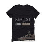 Air Jordan 4 Cave Stone Black T-Shirt (Realest In The Room)| illcurrency